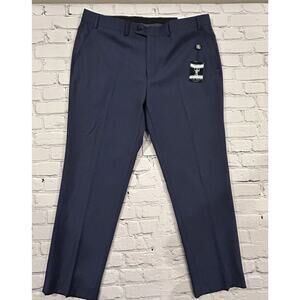 Ralph Lauren Classic Fit Suit Trouser Pants Mens 38 x 30 Blue Ultra Flex